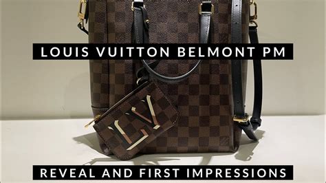 belmont pm louis vuitton|Watch Before Buying! // LOUIS VUITTON BELMONT PM // .